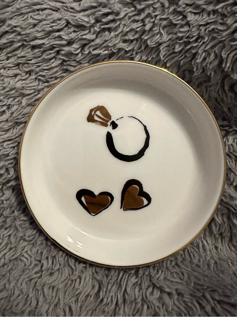 Kate Spade x Lenox Daisy Place Porcelain Ring Dish